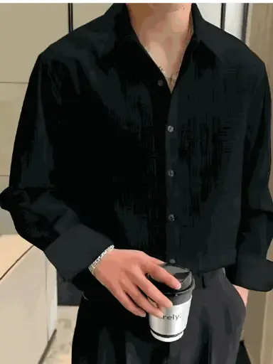 Classic Black Shirt for Men