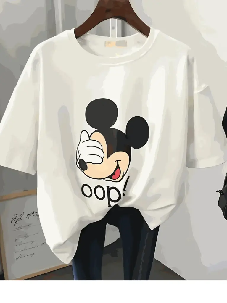 Micky Mouse Oversized T-Shirt for Women