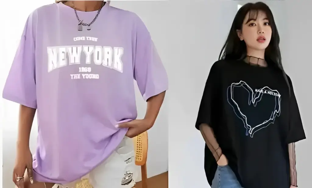 Oversized Women's T-Shirt(Pack of 2)