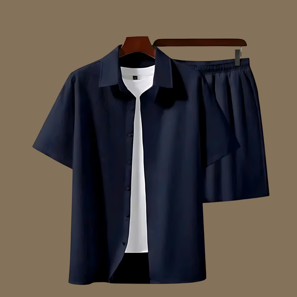 Navy Blue Co-Ord Set for Men