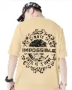 Men's Impossible Printed Oversized T-Shirt