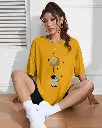 Yellow Women's Oversized T-Shirt