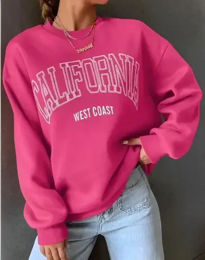 Pink Sweatshirt for Women