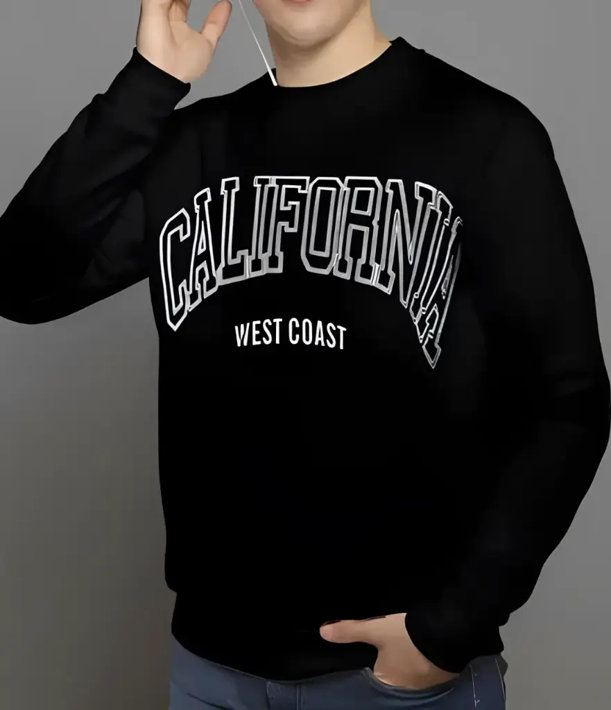 Black Sweatshirt for Men