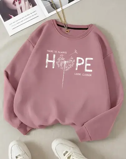 Pink Sweatshirt for Women