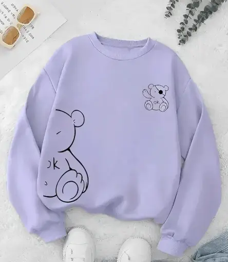 Purple Sweatshirt for Women