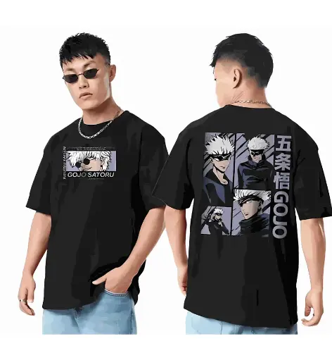 Gojo Printed Men's Oversized T-Shirt(40% OFF)