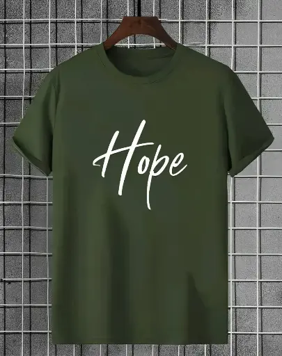 Men's Basic Green T-Shirt