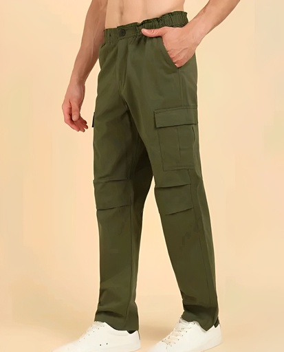 Olive Green Men's Cargo/Jean(20% OFF)